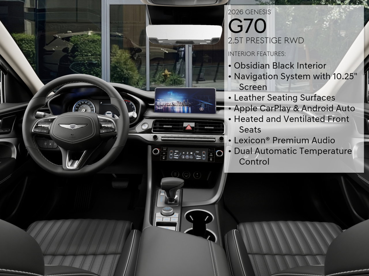 Certified 2026 Genesis G70 2.5T Prestige RWD image 17