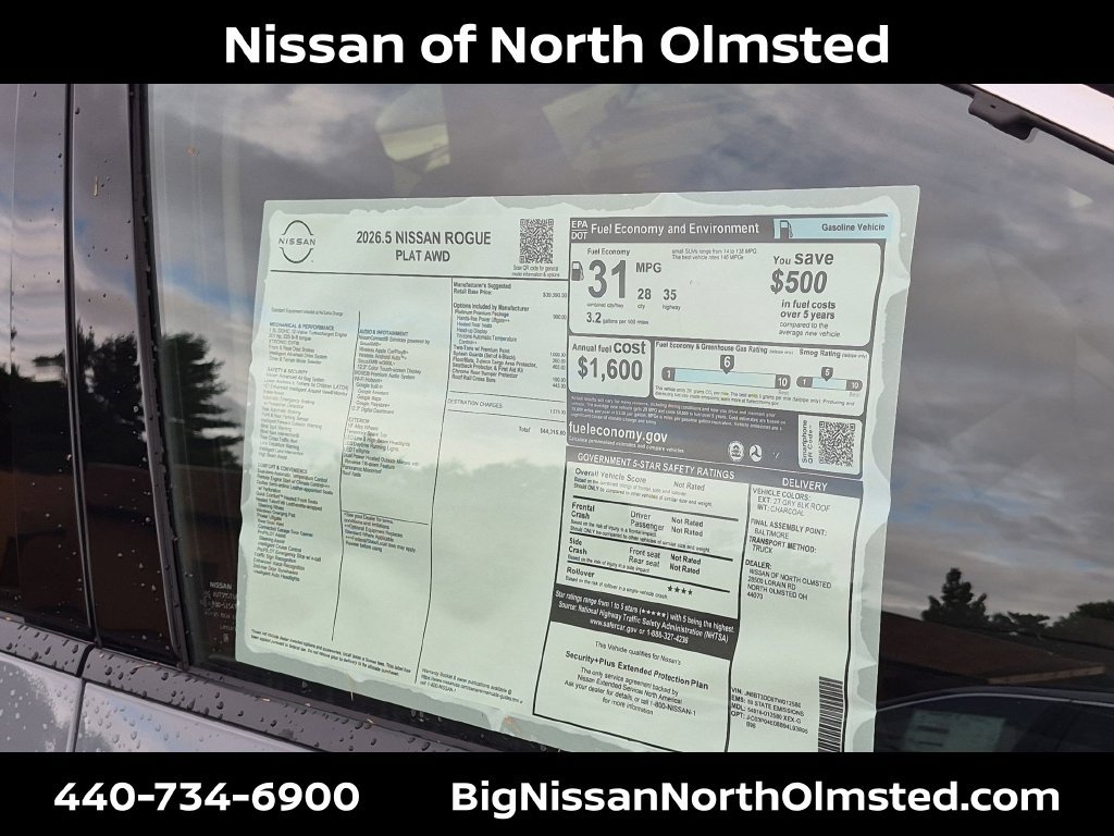 New 2026 Nissan Rogue Platinum w/ Platinum Premium Package AWD/4WD image 21