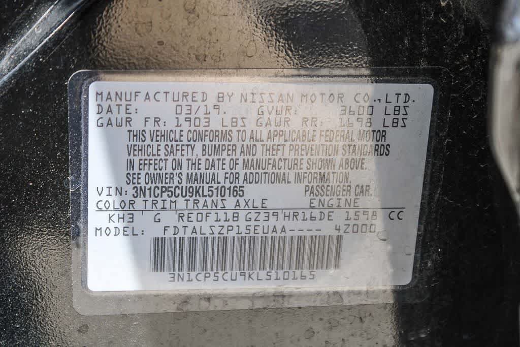 Used 2019 Nissan Kicks SV FWD image 13
