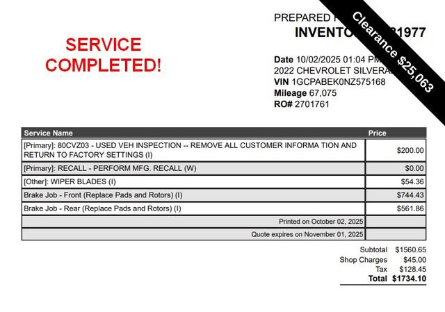 Used 2022 Chevrolet Silverado 1500 Custom image 8