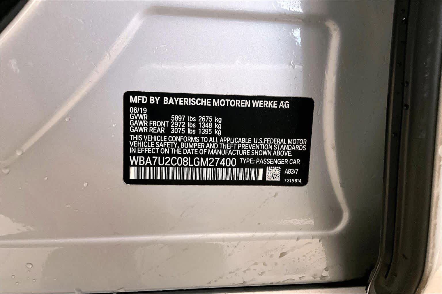 Used 2020 BMW 750i xDrive w/ M Sport Package AWD/4WD image 29