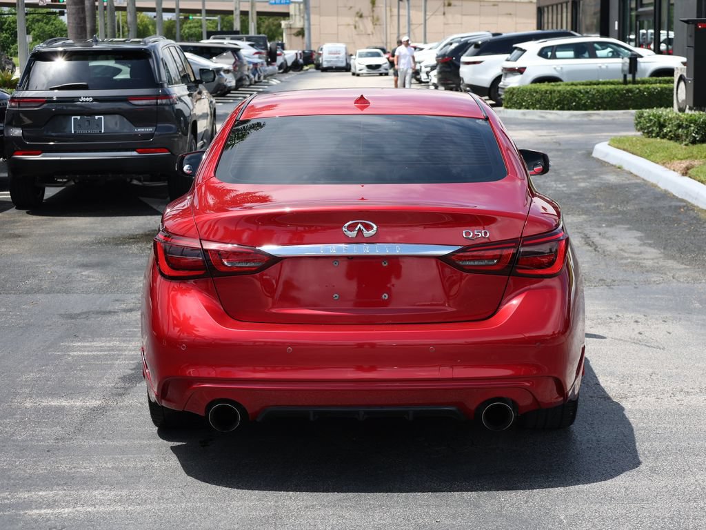 Used 2021 INFINITI Q50 Luxe w/ Cargo Package RWD image 6