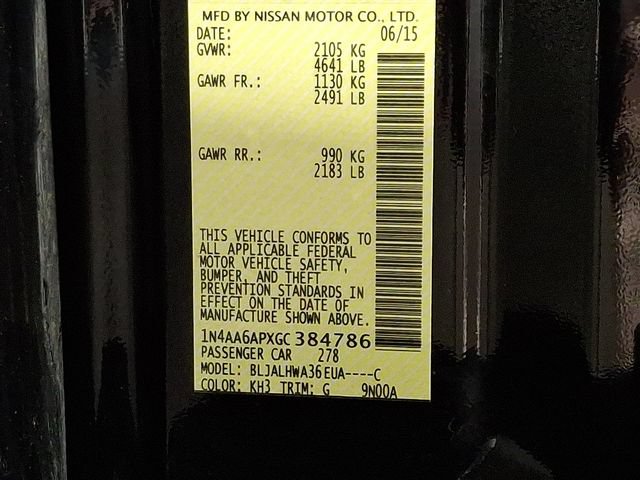 Used 2016 Nissan Maxima Platinum w/ Interior Lighting Package FWD image 28