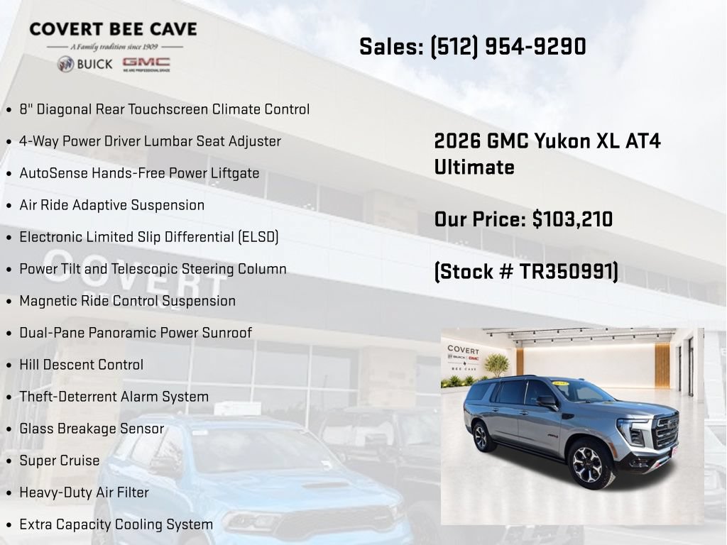 New 2026 GMC Yukon XL AT4 Ultimate AWD/4WD image 31