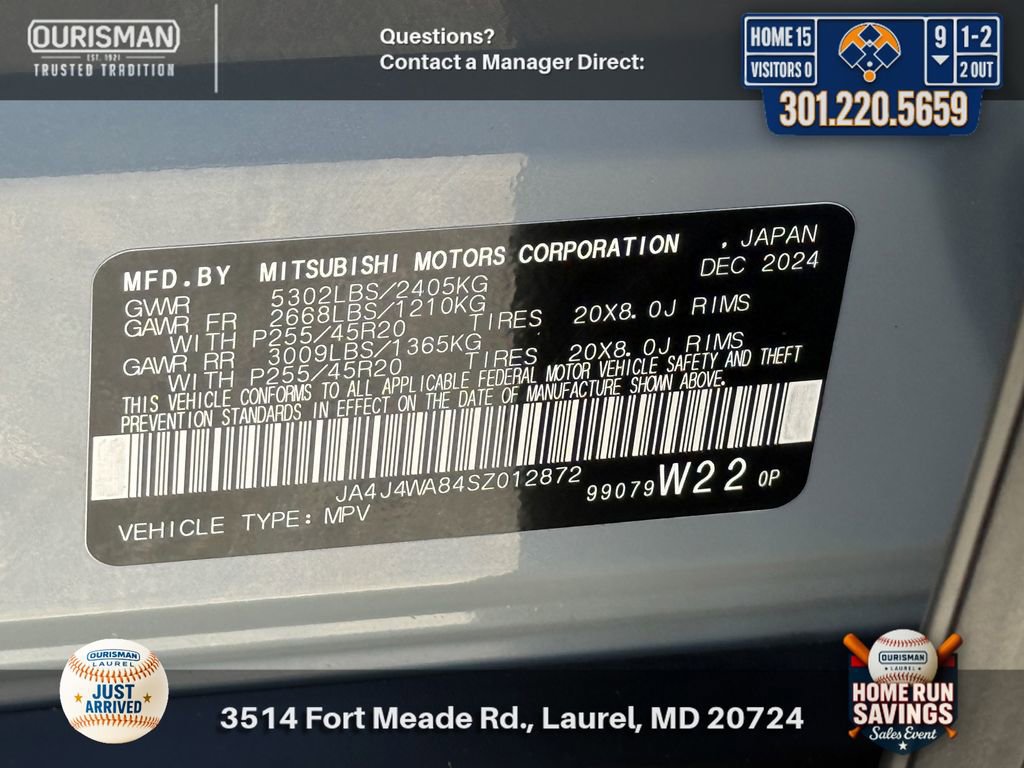 Used 2025 Mitsubishi Outlander SEL AWD/4WD image 39