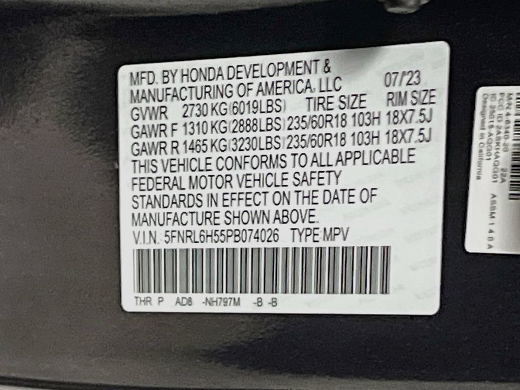 Used 2023 Honda Odyssey EX image 32