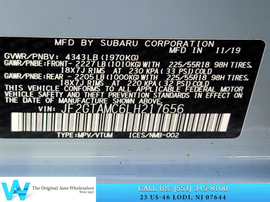 Used 2020 Subaru Crosstrek 2.0i Limited w/ Moonroof Package image 25