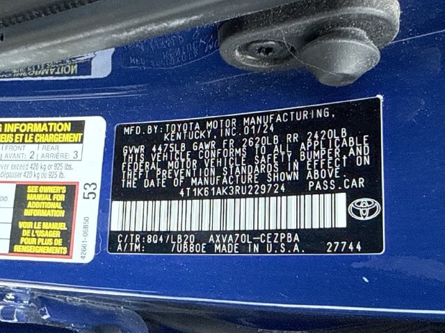 Used 2024 Toyota Camry XSE FWD image 34