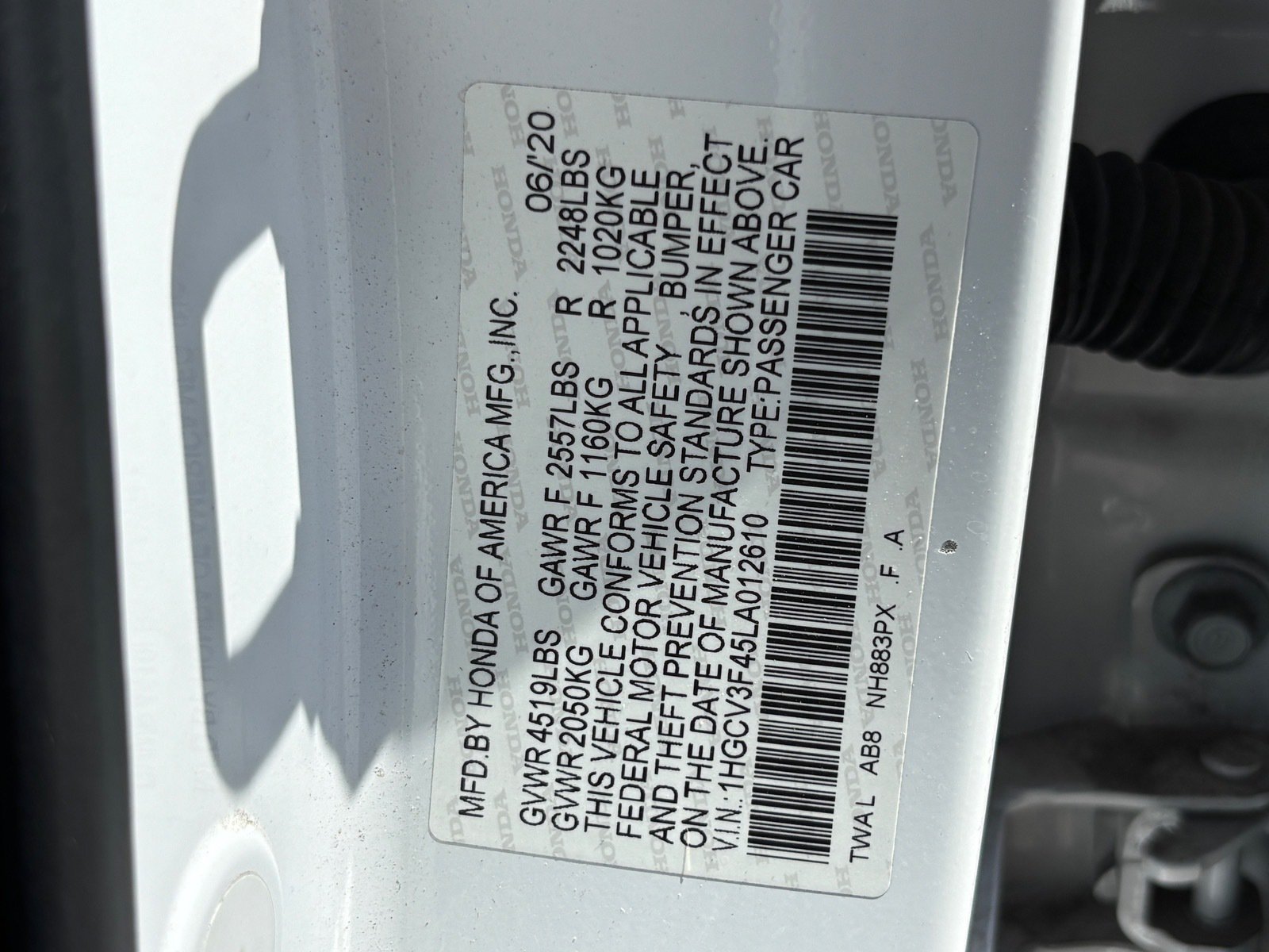 Used 2020 Honda Accord EX image 33