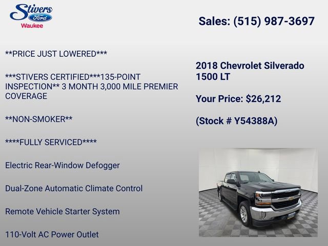 Used 2018 Chevrolet Silverado 1500 LT w/ All Star Edition image 15