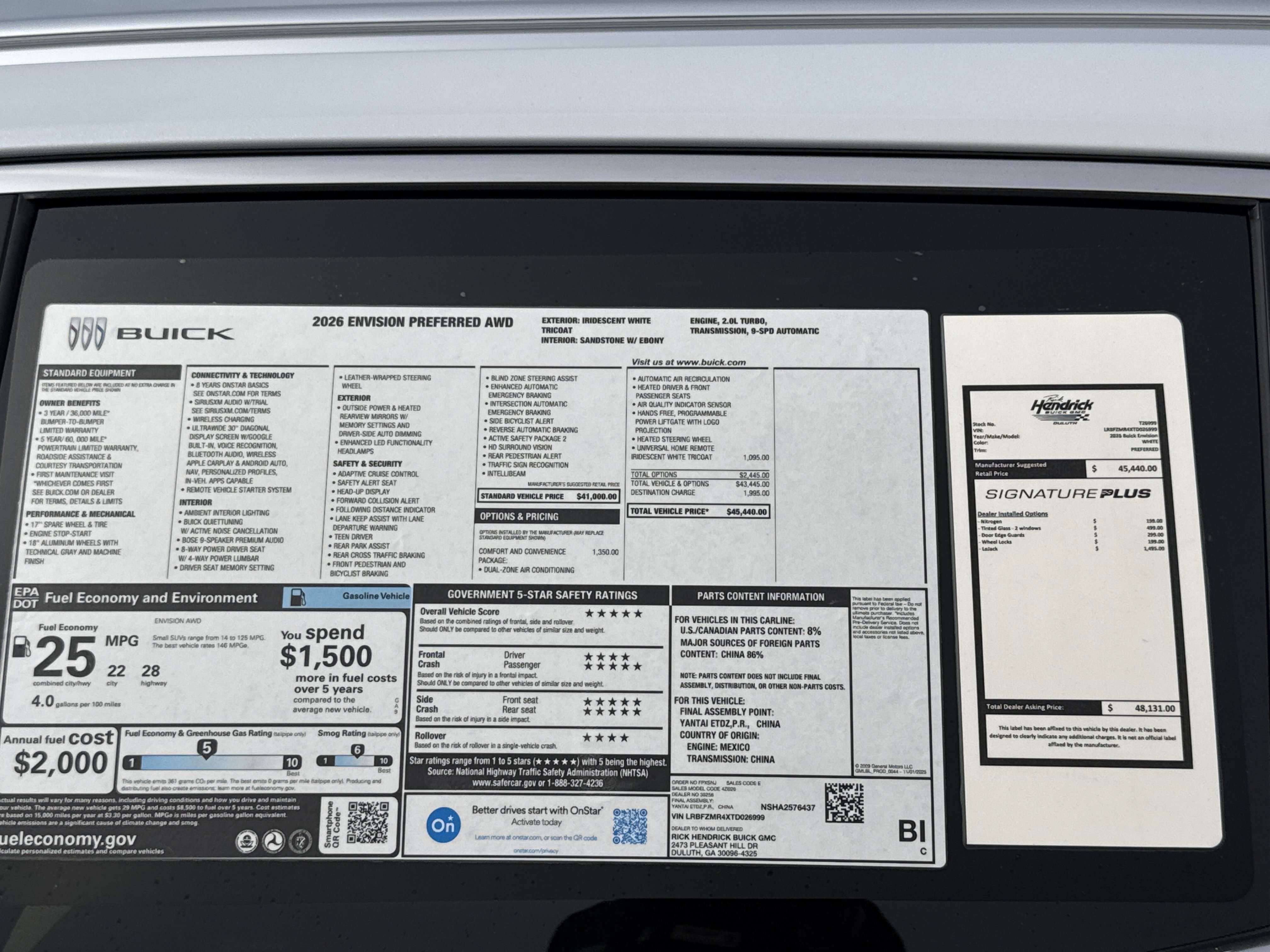 New 2026 Buick Envision Preferred image 36