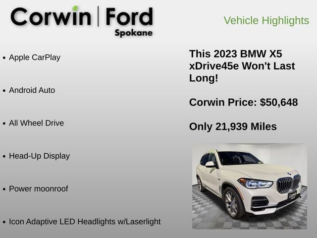 Used 2023 BMW X5 xDrive45e w/ Executive Package image 24