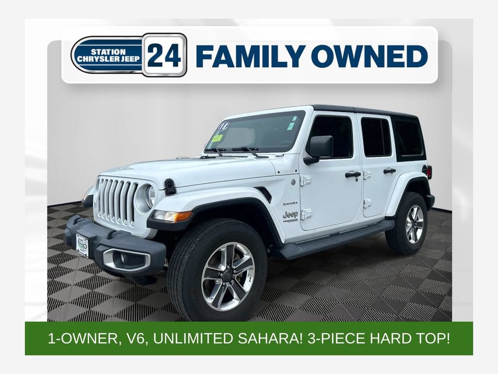 Used 2018 Jeep Wrangler Unlimited Sahara AWD/4WD image 1