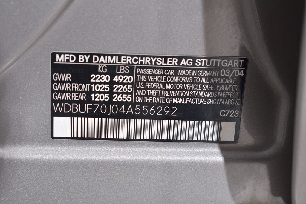 Used 2004 Mercedes-Benz E 500 Sedan image 27