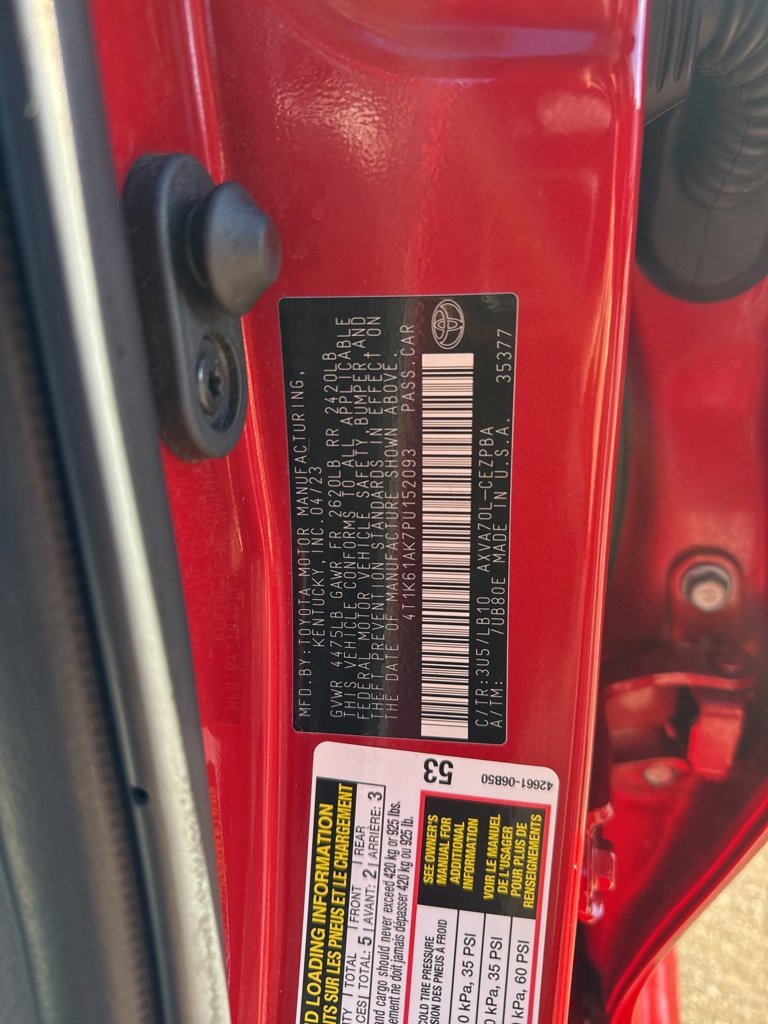 Certified 2023 Toyota Camry XSE image 23