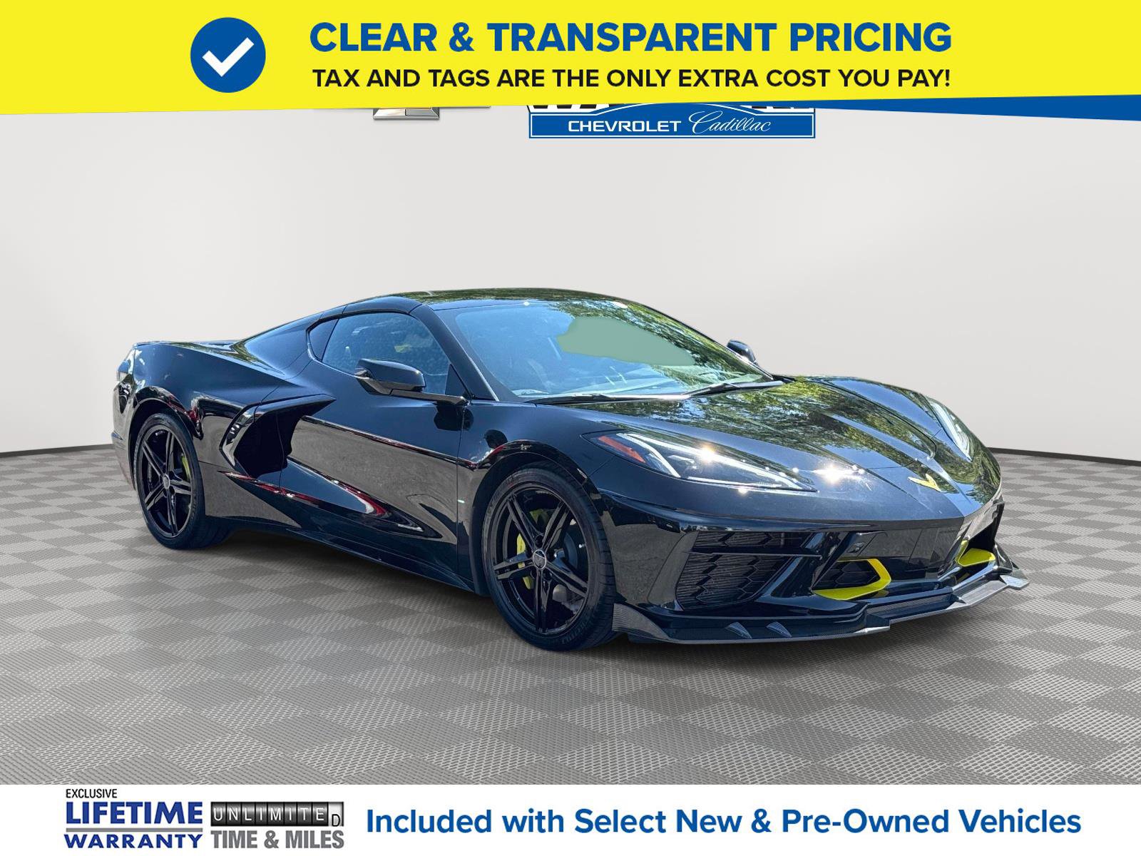 Used 2023 Chevrolet Corvette Stingray Premium Cpe w/ Stealth Interior Trim Package RWD image 1