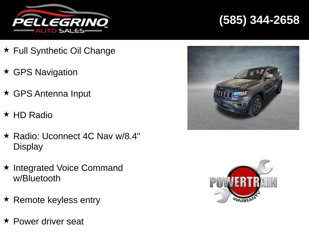 Used 2018 Jeep Grand Cherokee Limited AWD/4WD image 2