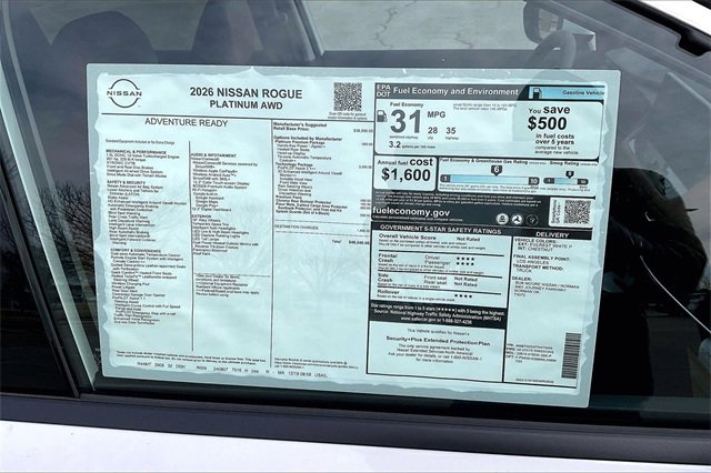 New 2026 Nissan Rogue Platinum w/ Tech Package image 13