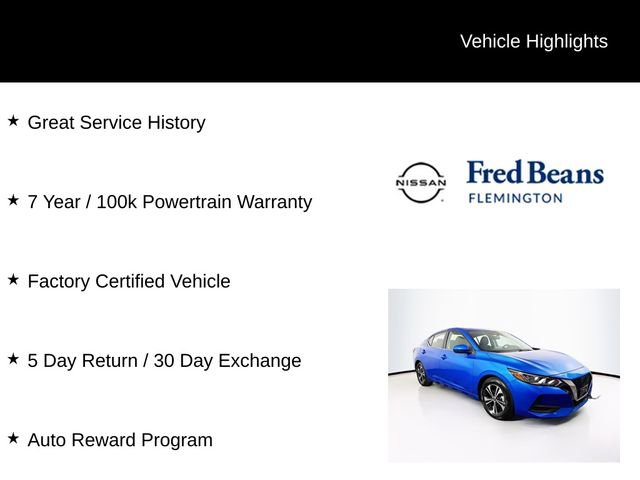 Used 2022 Nissan Sentra SV w/ All-Weather Package FWD image 5