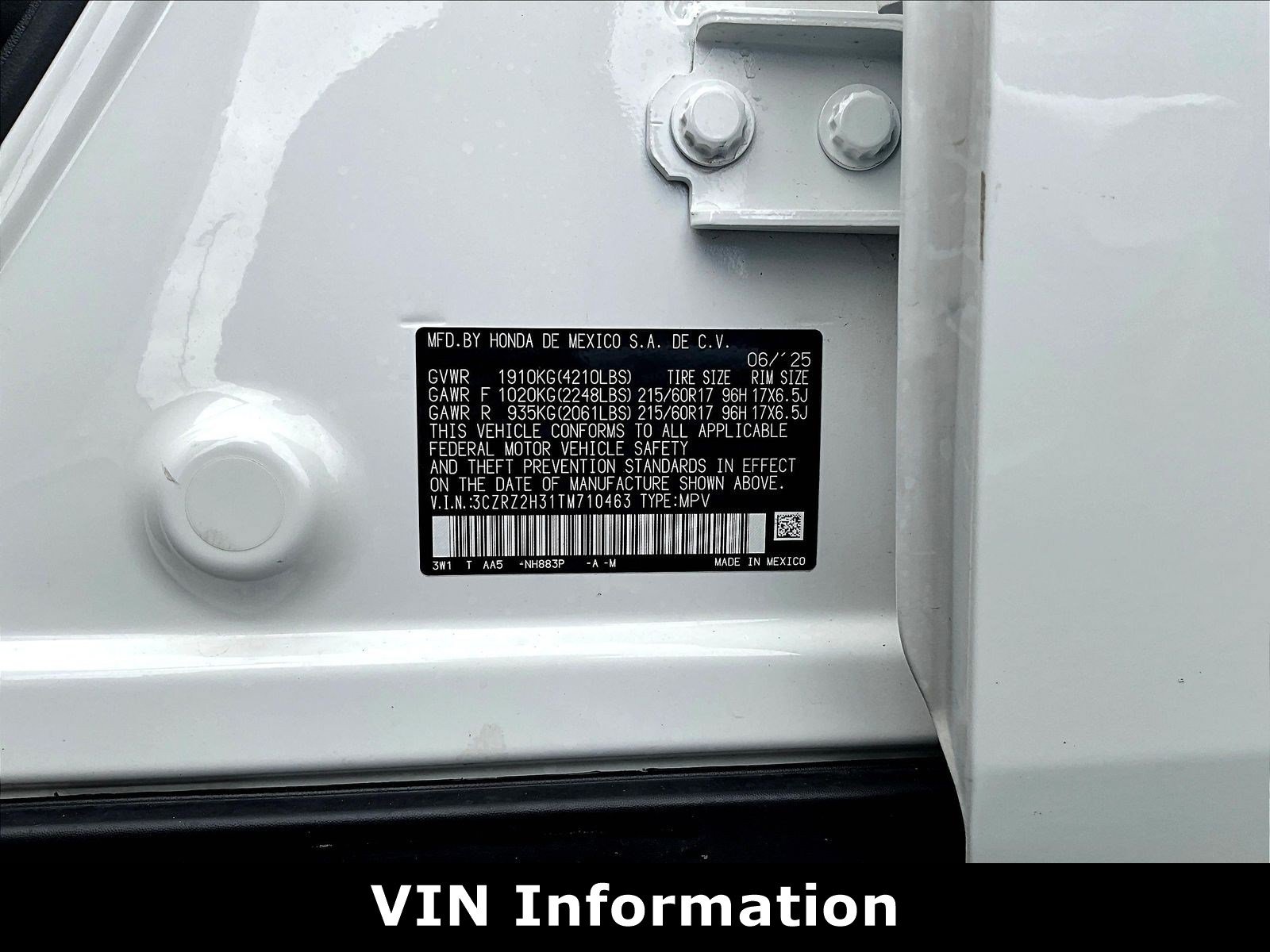 Used 2026 Honda HR-V LX image 18