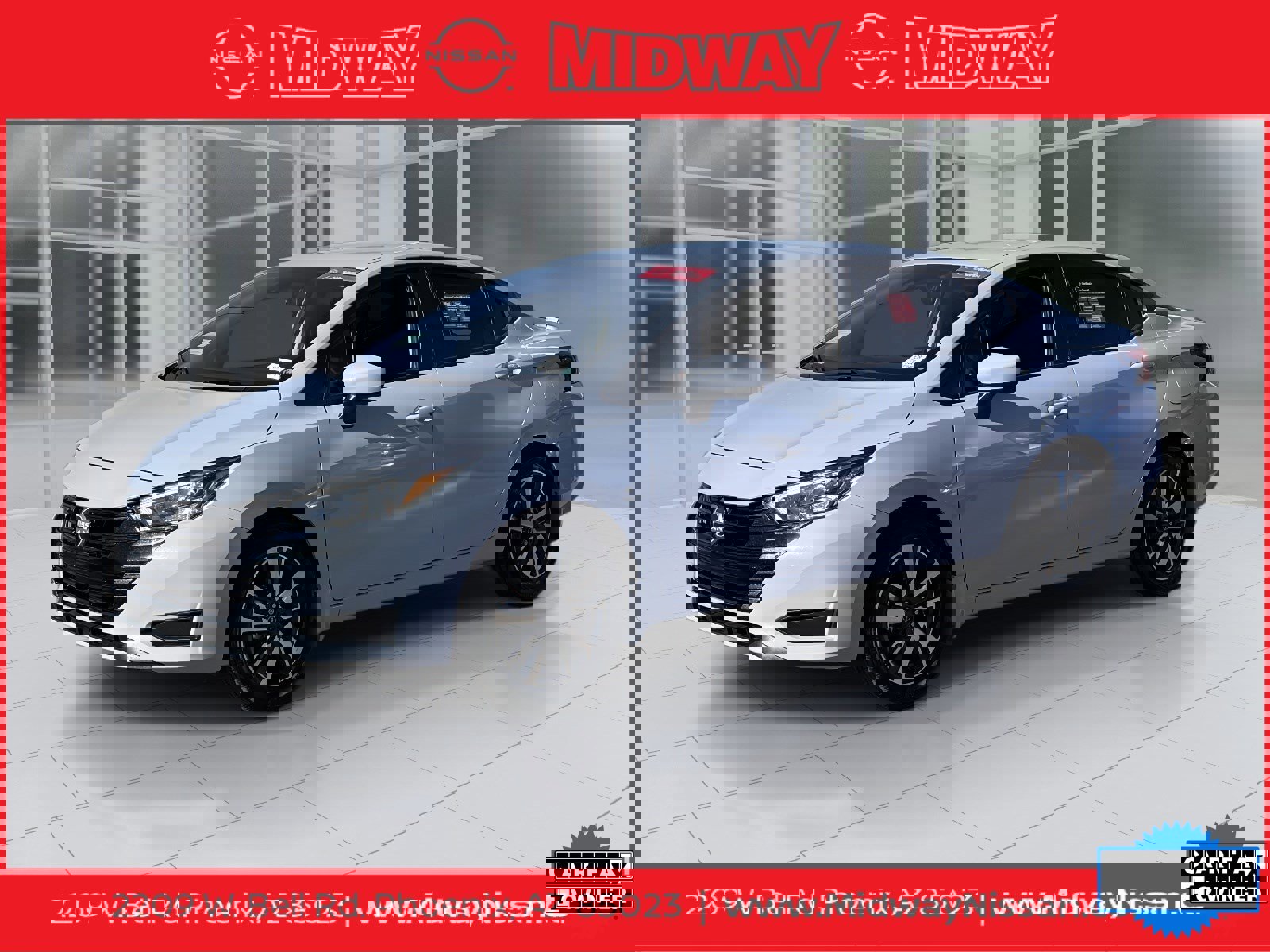 Certified 2025 Nissan Versa SV w/ Trunk Package