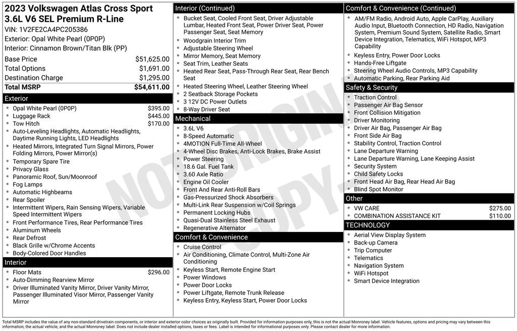 Certified 2023 Volkswagen Atlas Cross Sport SEL Premium R-Line AWD/4WD image 7