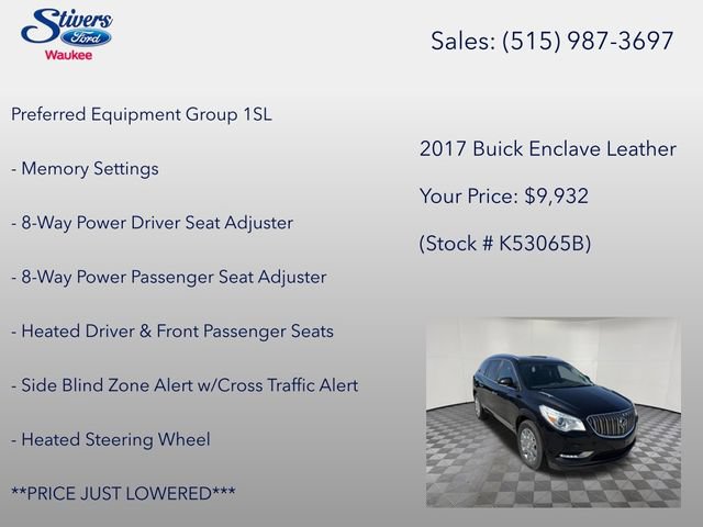 Used 2017 Buick Enclave Leather FWD image 8