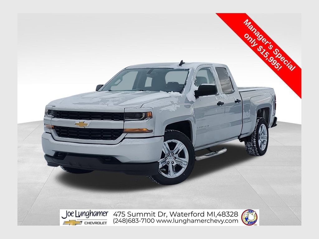 Used 2018 Chevrolet Silverado 1500 Custom w/ Custom Value Package image 1