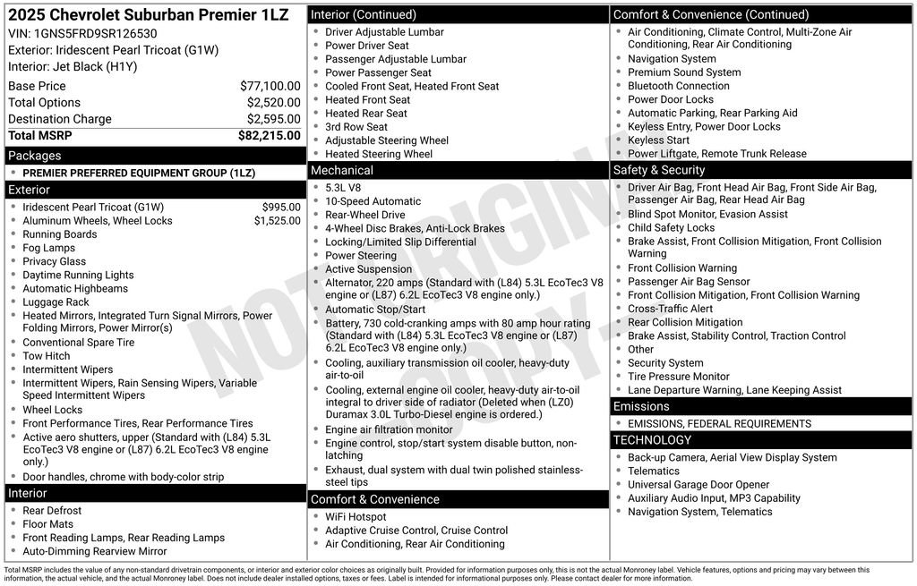 Certified 2025 Chevrolet Suburban Premier image 6