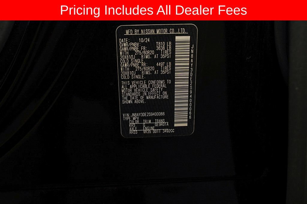 Certified 2025 Nissan Armada PRO-4X w/ Pro-4X Premium Package AWD/4WD image 23
