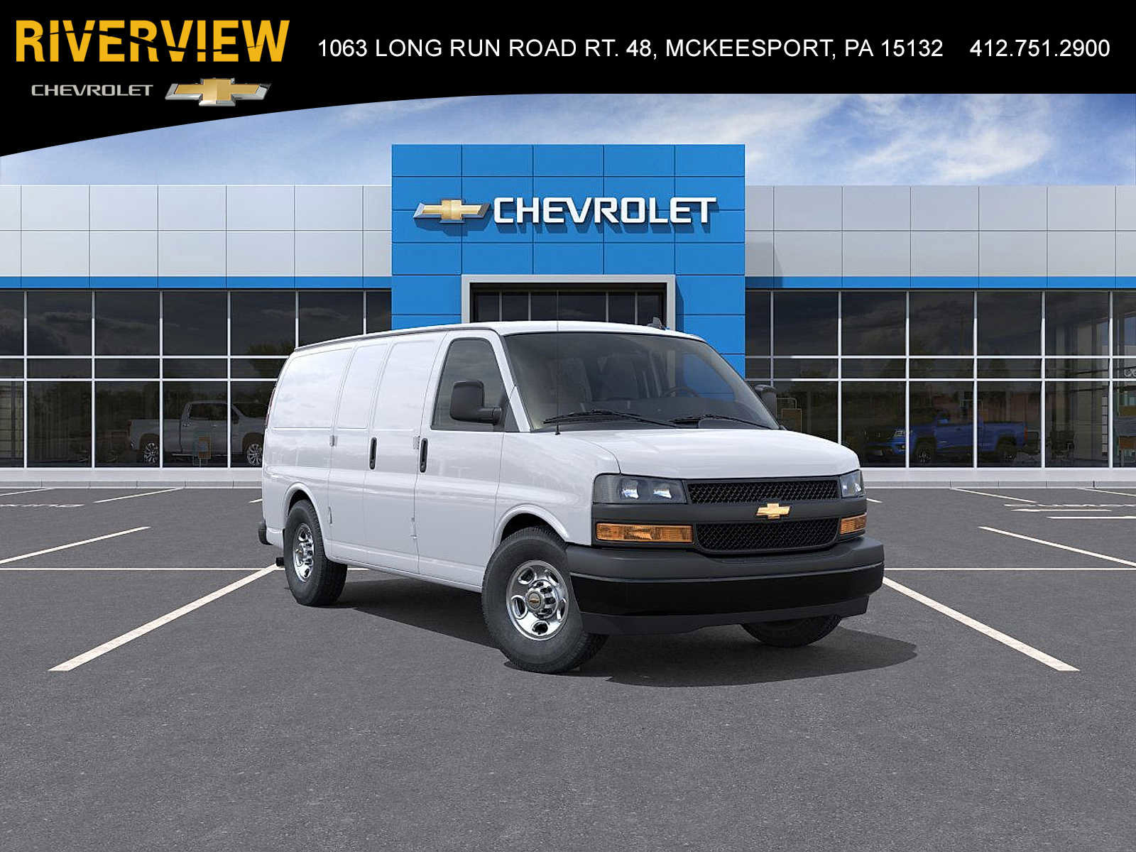New 2025 Chevrolet Express 3500 w/ Driver Convenience Package RWD image 1