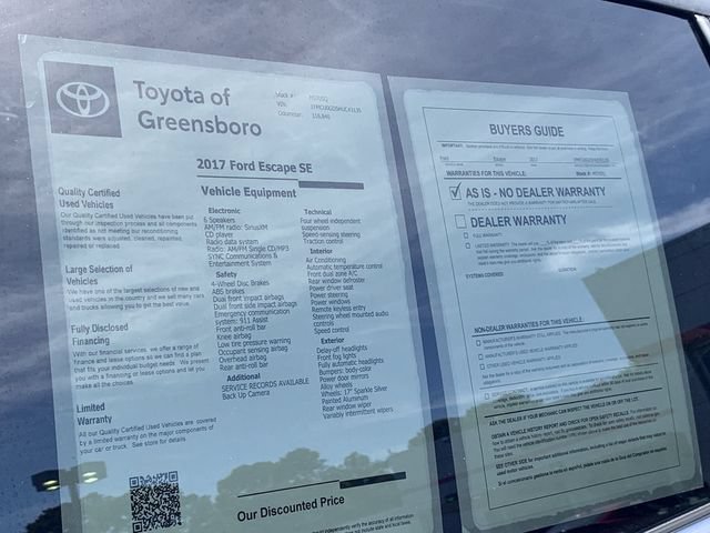 Used 2017 Ford Escape SE FWD image 35