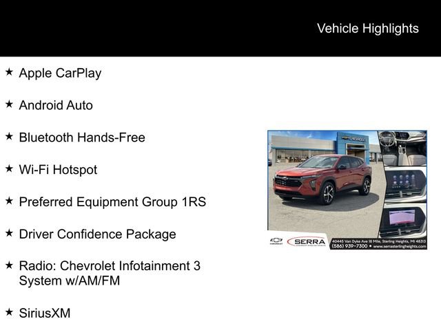 Certified 2024 Chevrolet Trax RS w/ Driver Confidence Package FWD image 4