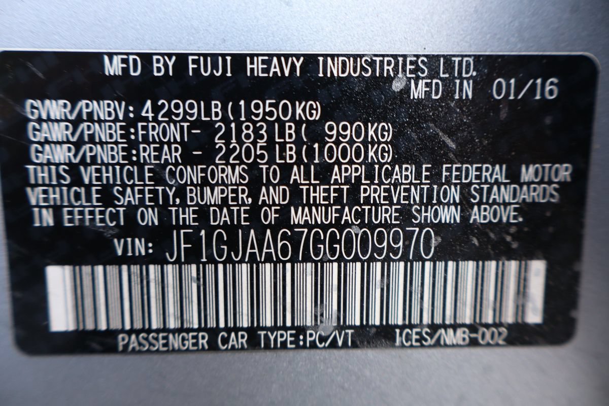 Used 2016 Subaru Impreza 2.0i AWD/4WD image 46