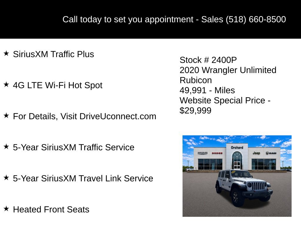 Used 2020 Jeep Wrangler Unlimited Rubicon AWD/4WD image 30
