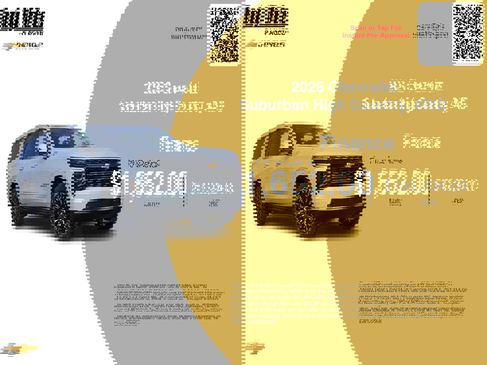 New 2026 Chevrolet Suburban High Country image 6