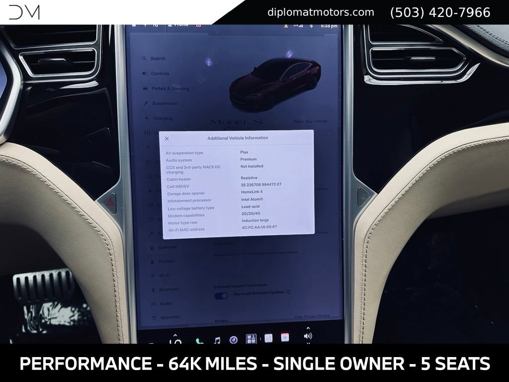 Used 2013 Tesla Model S Performance RWD image 34
