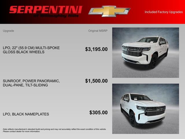 Certified 2022 Chevrolet Suburban Premier AWD/4WD image 4