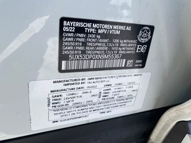 Used 2022 BMW X3 xDrive30i image 27