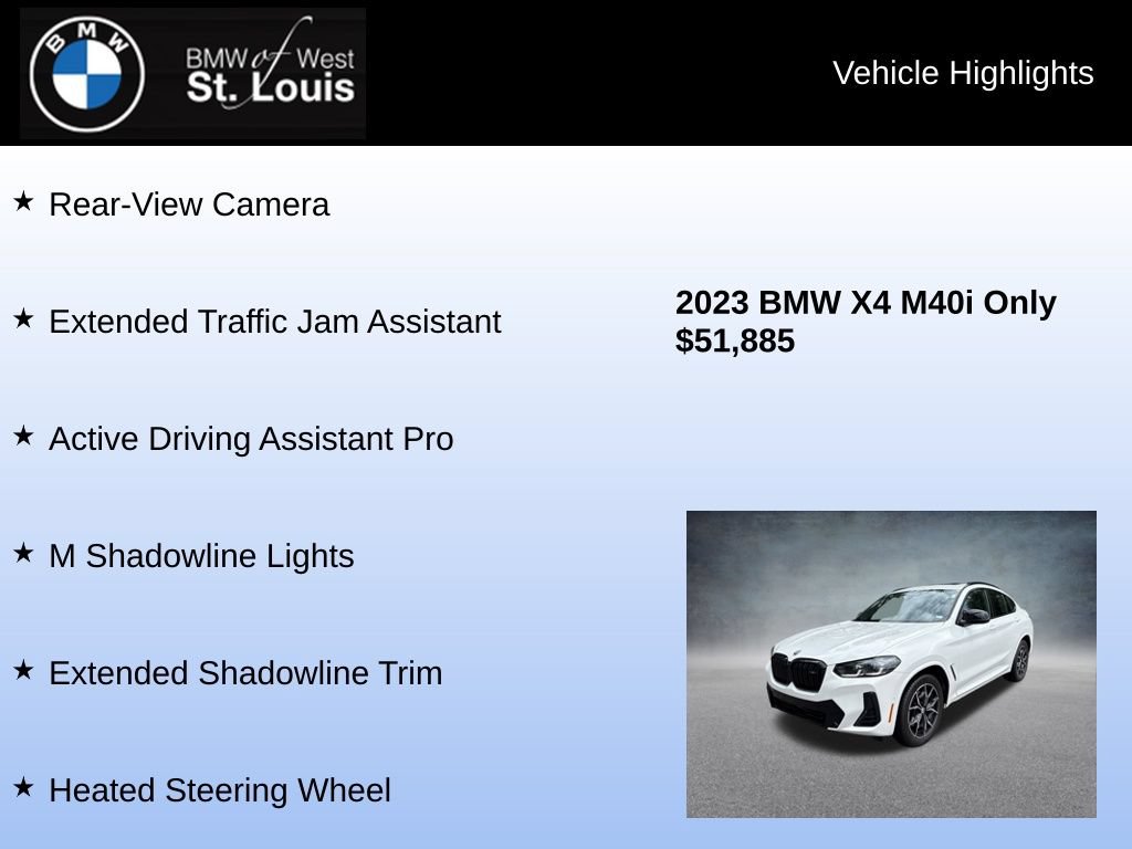 Used 2023 BMW X4 M40i AWD/4WD image 17