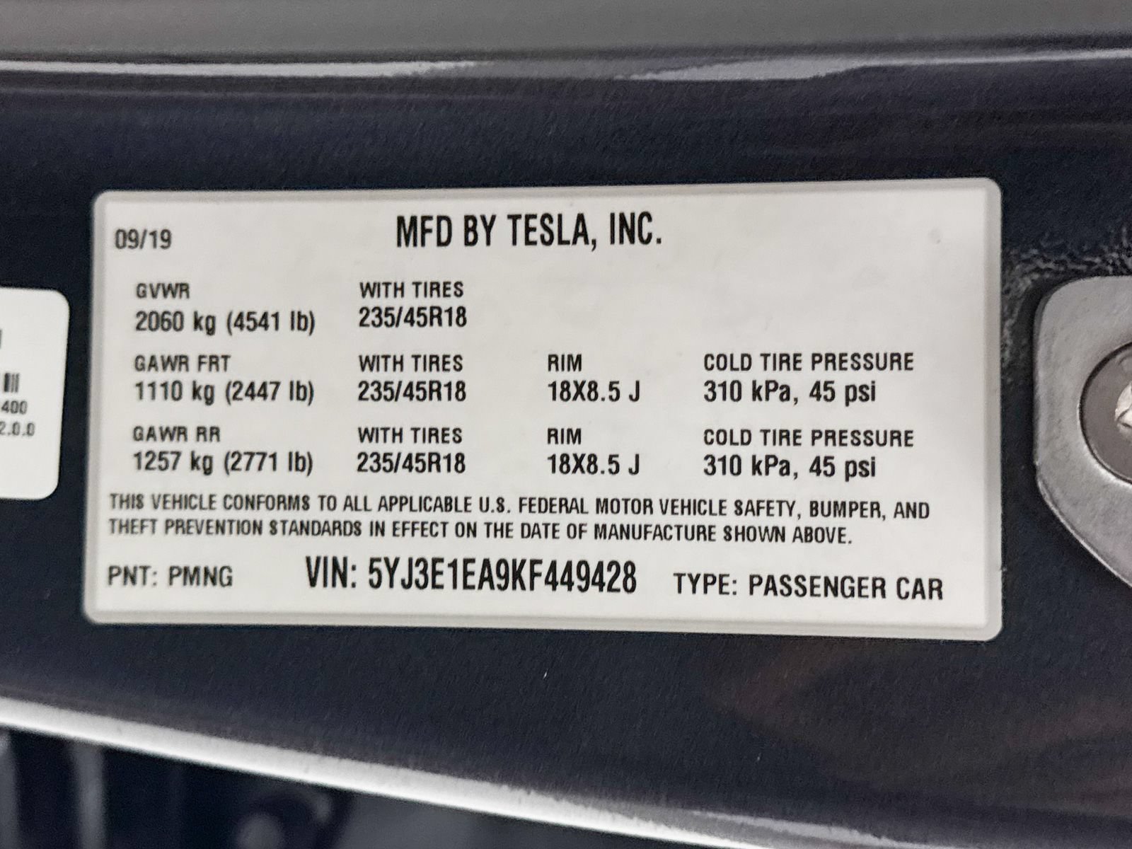 Used 2019 Tesla Model 3 Mid Range RWD image 39