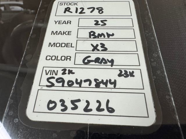 Used 2025 BMW X3 xDrive30i w/ Premium Package image 29