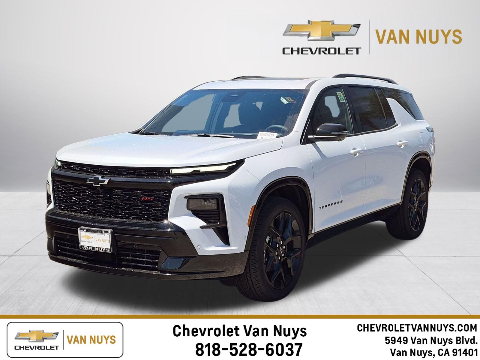 New 2026 Chevrolet Traverse RS w/ LPO, Floor Liner Package