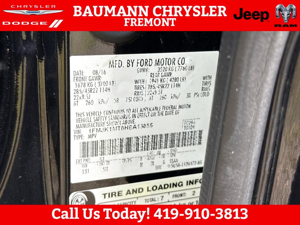 Used 2017 Ford Expedition EL Platinum AWD/4WD image 30