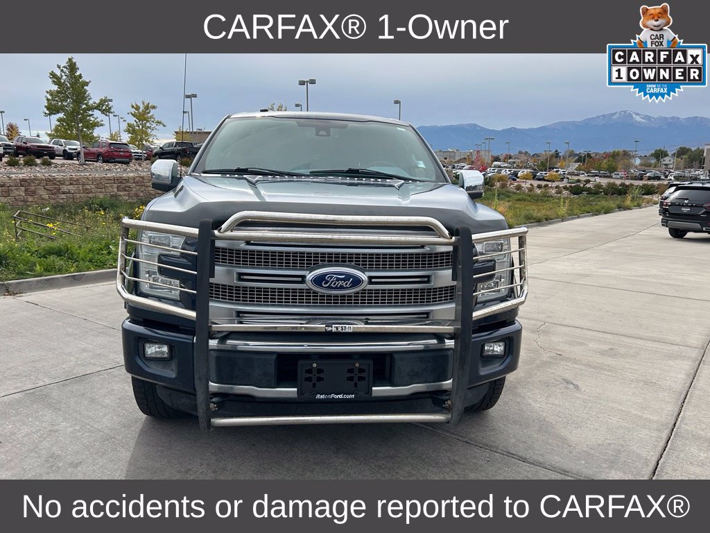 Used 2016 Ford F150 Platinum w/ Trailer Tow Package AWD/4WD image 2