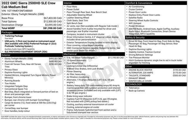 Used 2022 GMC Sierra 2500 SLE video 2