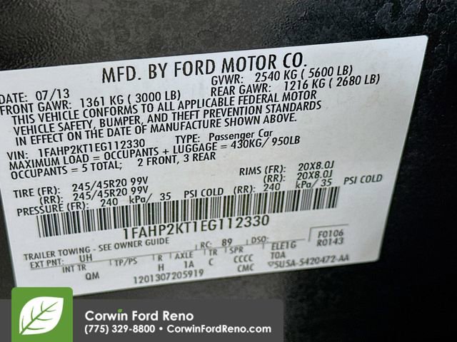 Used 2014 Ford Taurus SHO w/ Equipment Group 401A image 30