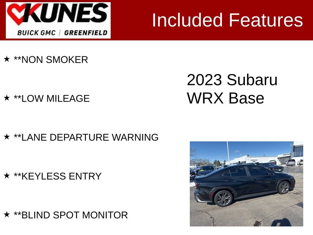 Used 2023 Subaru WRX image 3
