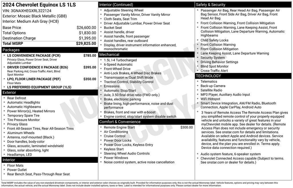 Used 2024 Chevrolet Equinox LS w/ LS Convenience Package FWD image 11