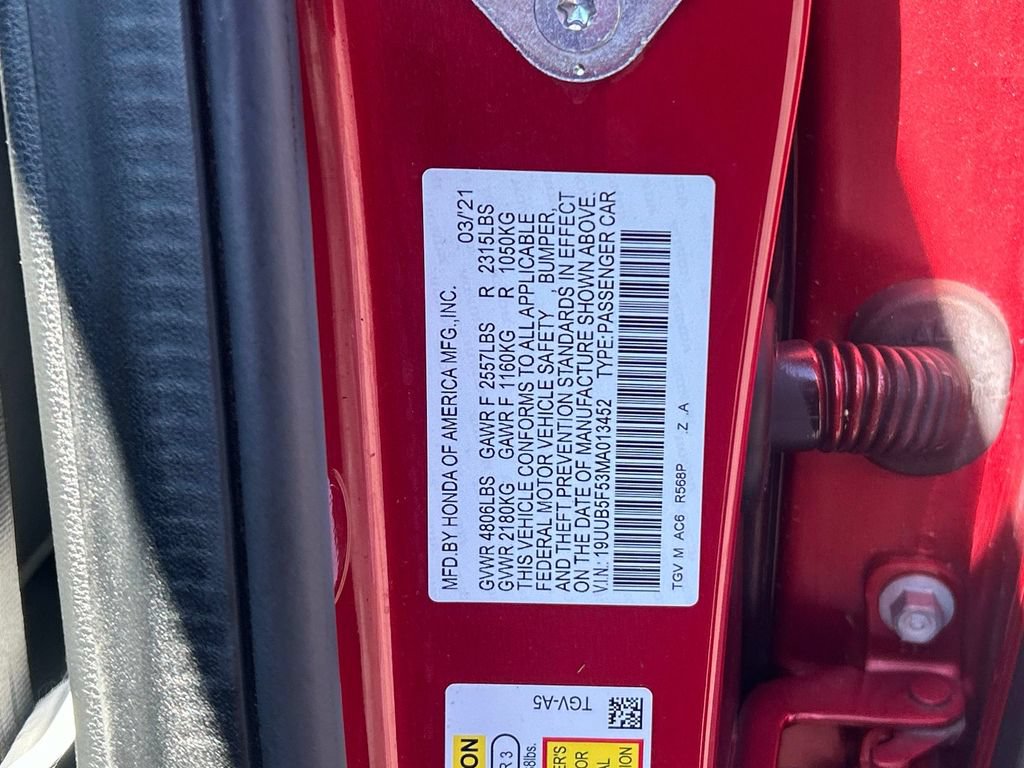 Used 2021 Acura TLX w/ A-SPEC Package FWD image 16